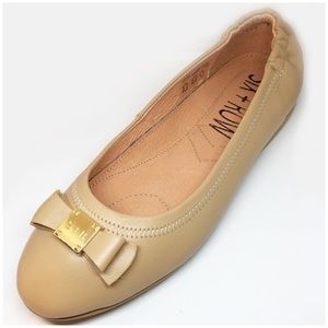 Six + Row leather ballet flats